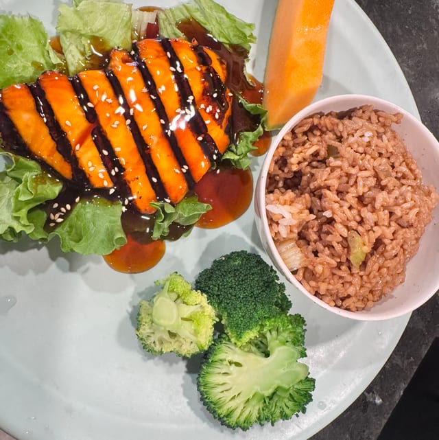 Salmon Teriyaki (Lunch).