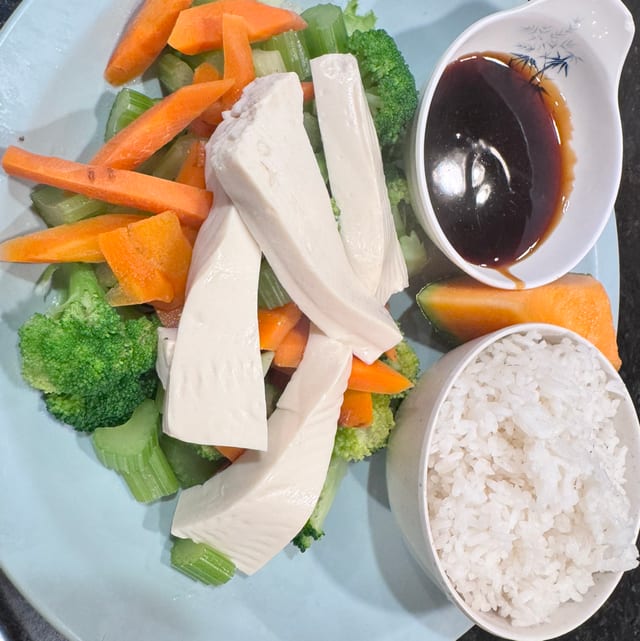 Tofu With Vegetables (Dinner).